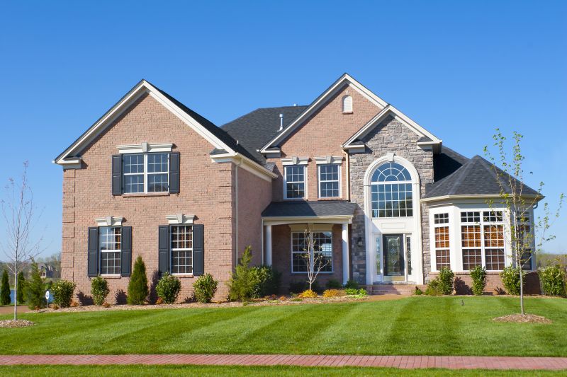 Completed Brick Home