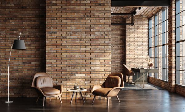 Brown Brick Placement